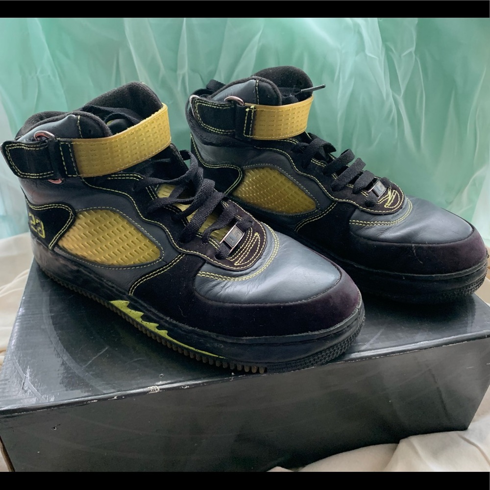 Nike Air Jordan x AF1 Fusion 5 LS Sneakers Bright Cactus-Antracite Collector Box